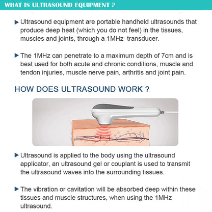 Ultrasound Physiotherapy Massage Device