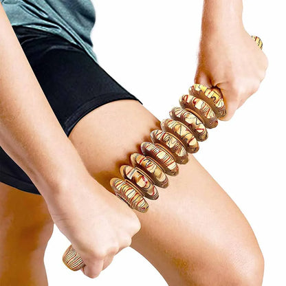 9 Roller Wooden Massager